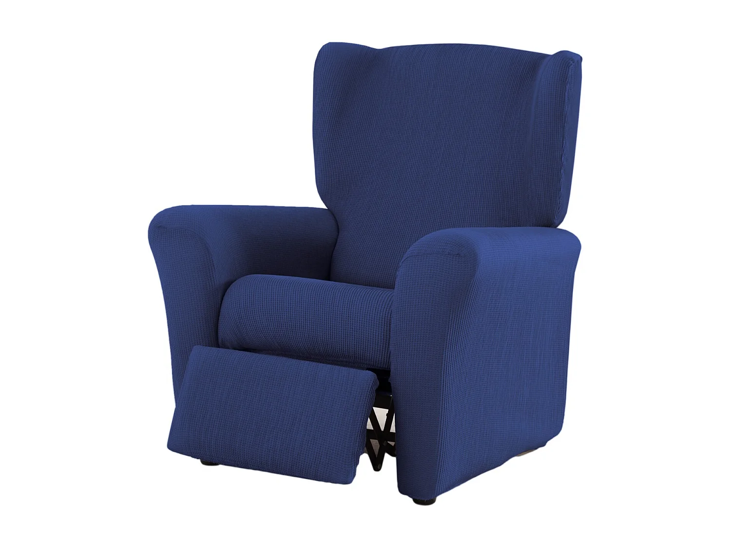 ESTORALIS | Funda Sillon Tejido Elastico Resistente | Para Sillon Relax | Tamaño ( de 70 a 90 cm. )  | Modelo BERTA Color Azul