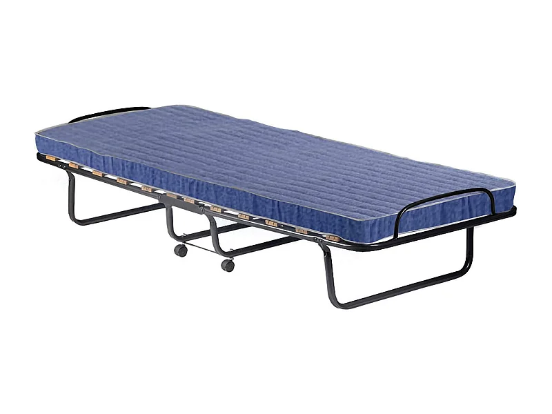 Dabadian opklapbed, opklapbed met 15 latten, ruimtebesparend kinderbedje, 100% Made in Italy, 80x200h40 cm, inclusief memory-matras