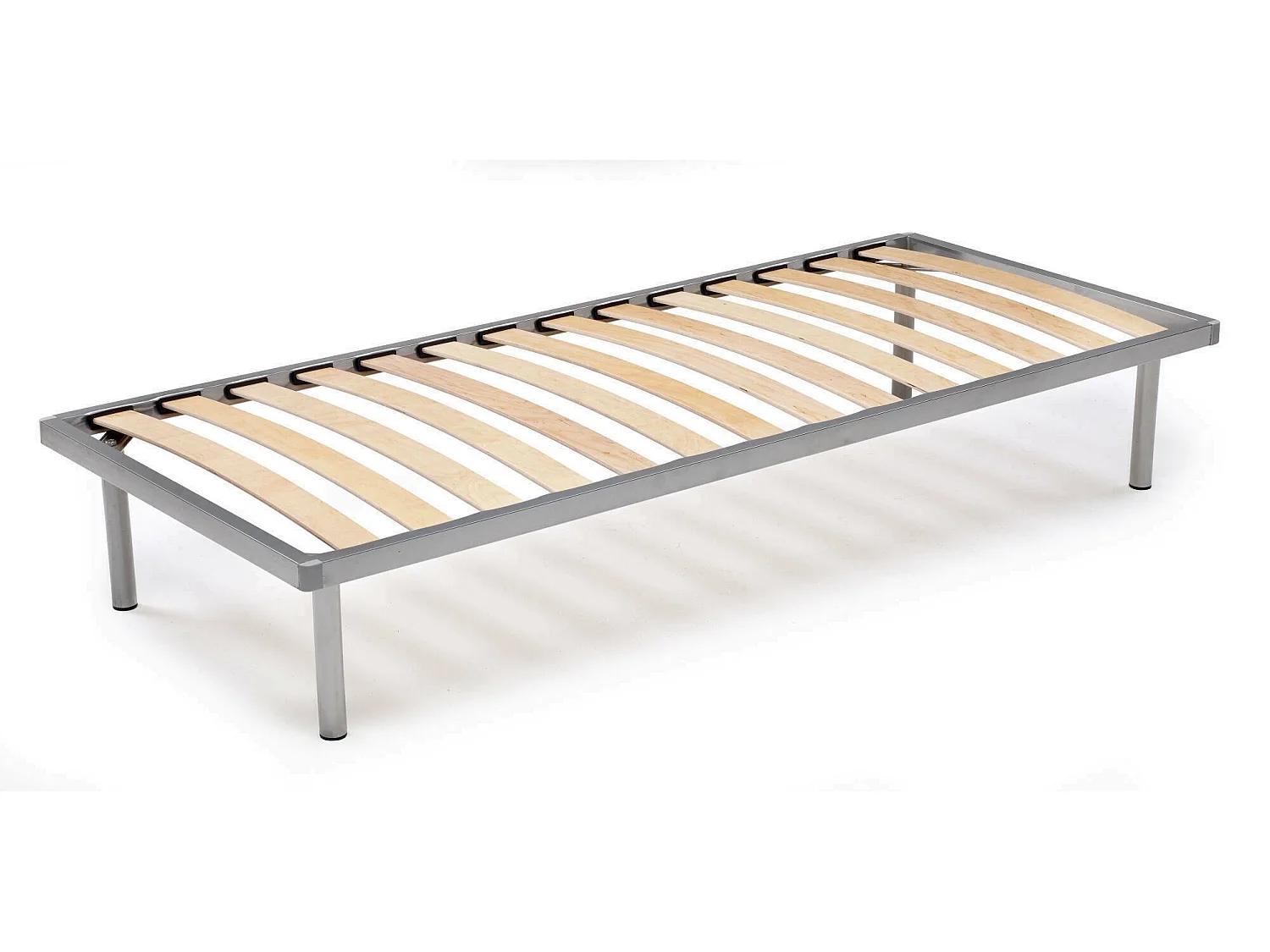 Eenpersoonsbedbodem 0, Orthopedische basis van berkenmultiplex met 14 latten, 100% Made in Italy, 80x200h 34 cm