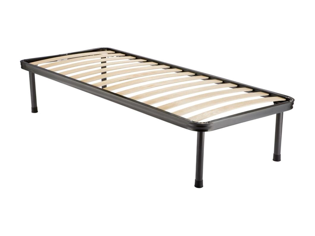 Dabbrandin eenpersoons bedbodem, Orthopedische basis met 14 latten, 100% Made in Italy, 80x190h30 cm