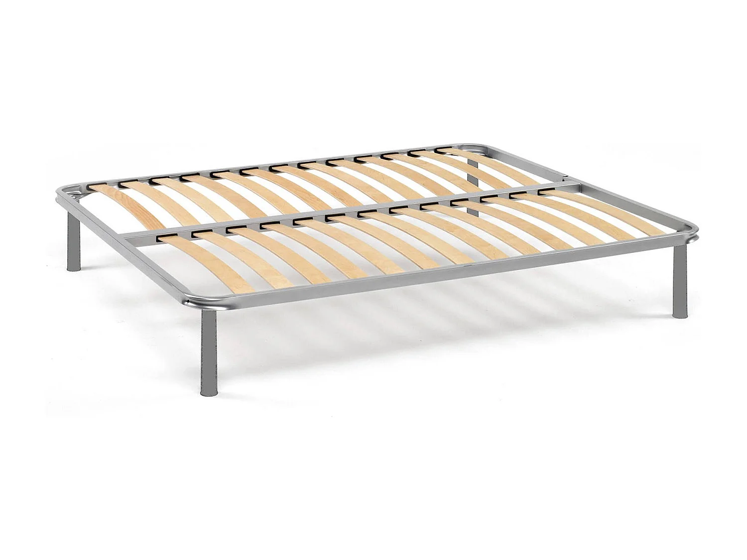 Talamo Italia Sommier orthopédique avec 14 lattes, adapté pour lit double, Made in Italy, Sommier en contreplaqué de bouleau, cm 160x200h34