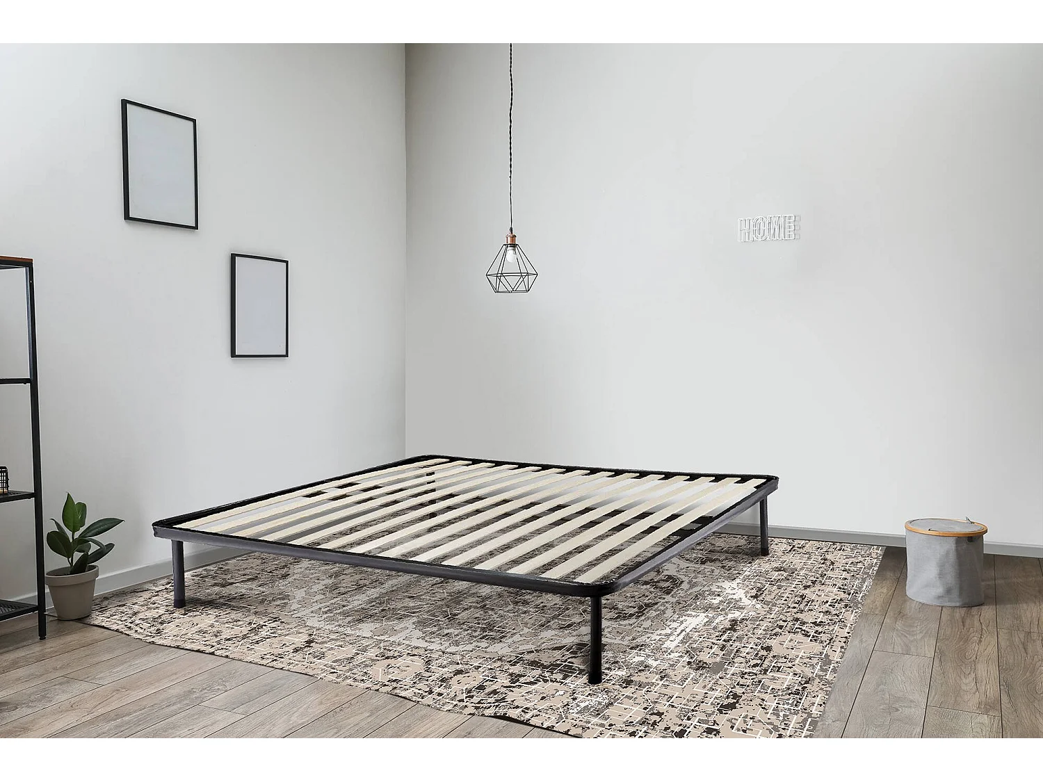 Sommier double Dabbasia, Sommier orthopédique à 14 lattes, 100% Made in Italy, 160x190h30 cm