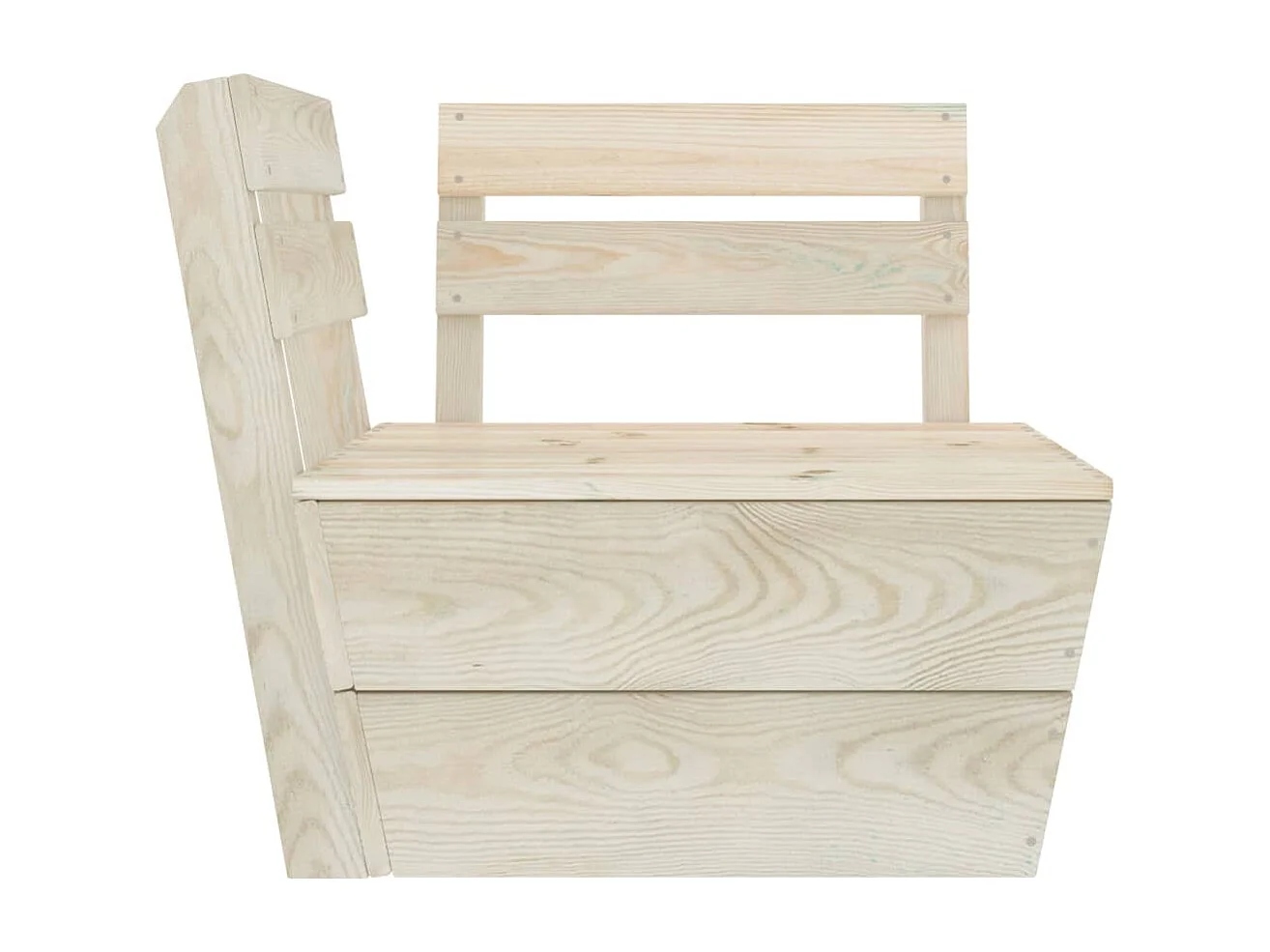 6 pz Set Salotti da Giardino su Pallet in Legno Abete Impregnato CFW25634