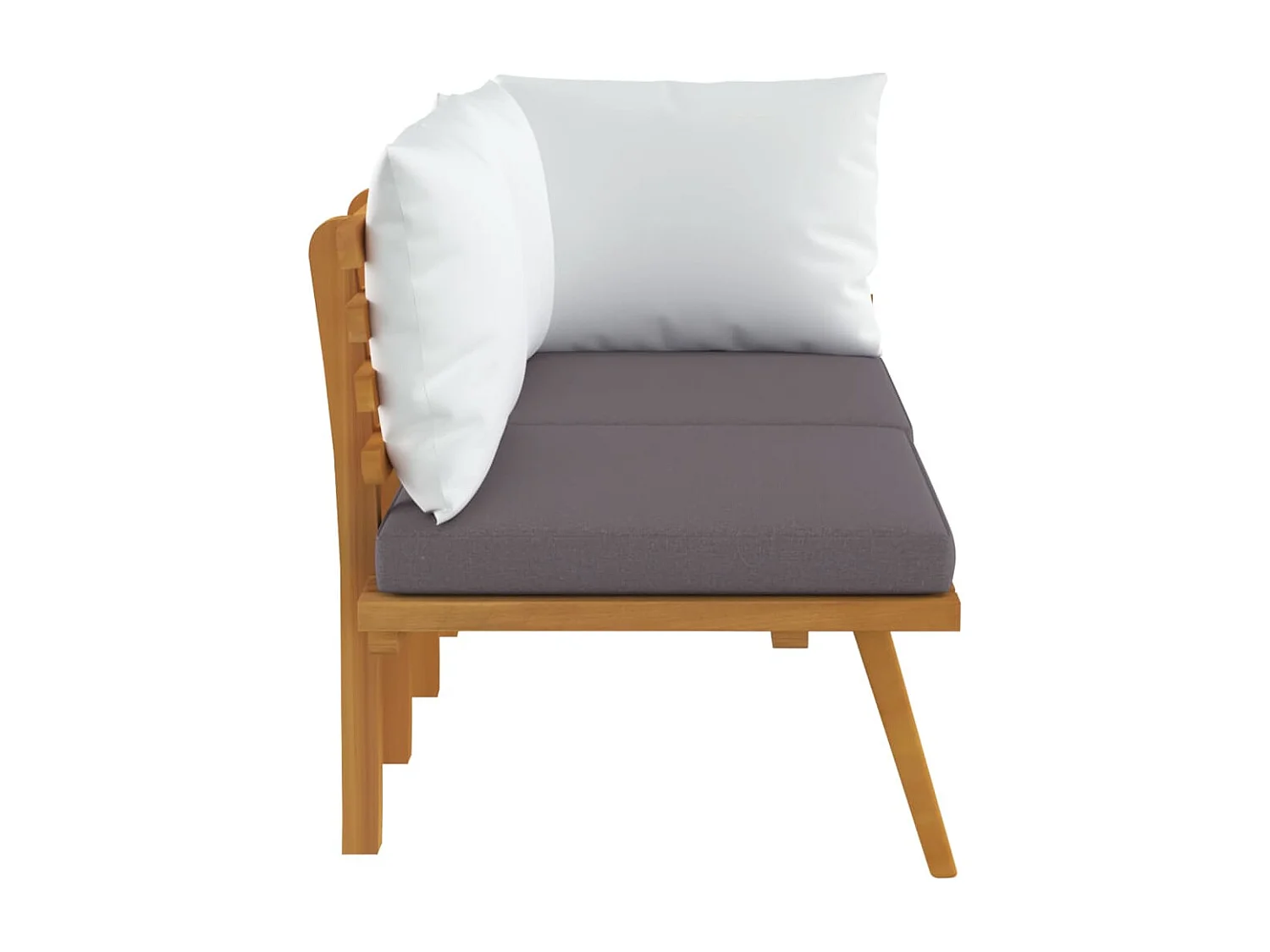 2-tlg. Garten-Sitzgruppe | Garten-Lounge-Set mit Kissen Massivholz Akazie -GKD739409