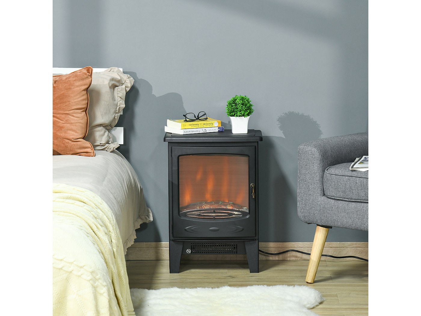 Verre Trempé Pour Cheminée 80x70 Cm Résistant à La Chaleur