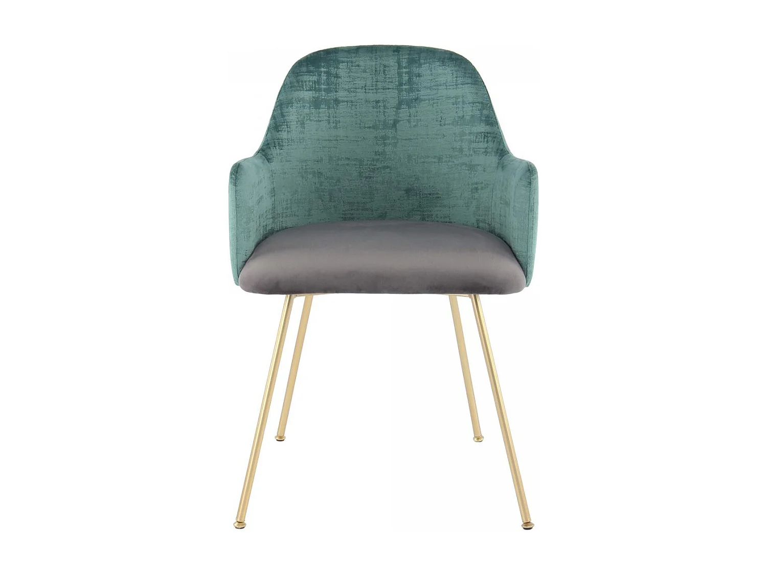 Fauteuil semi artisanal AVE 50x53x85 vert gris