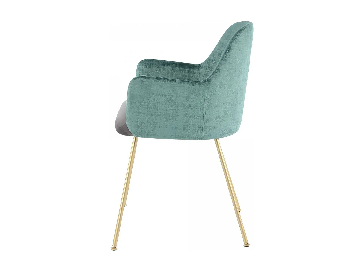Fauteuil semi artisanal AVE 50x53x85 vert gris