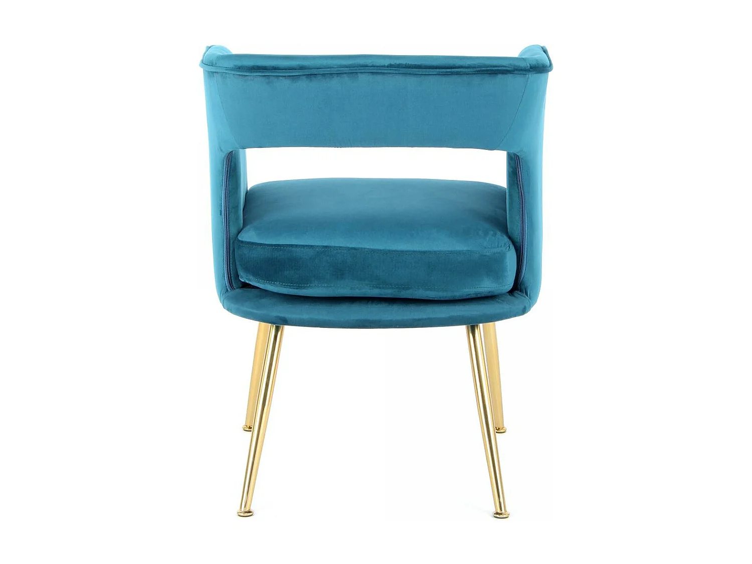 Fauteuil semi artisanal AME 63x60x77 bleu