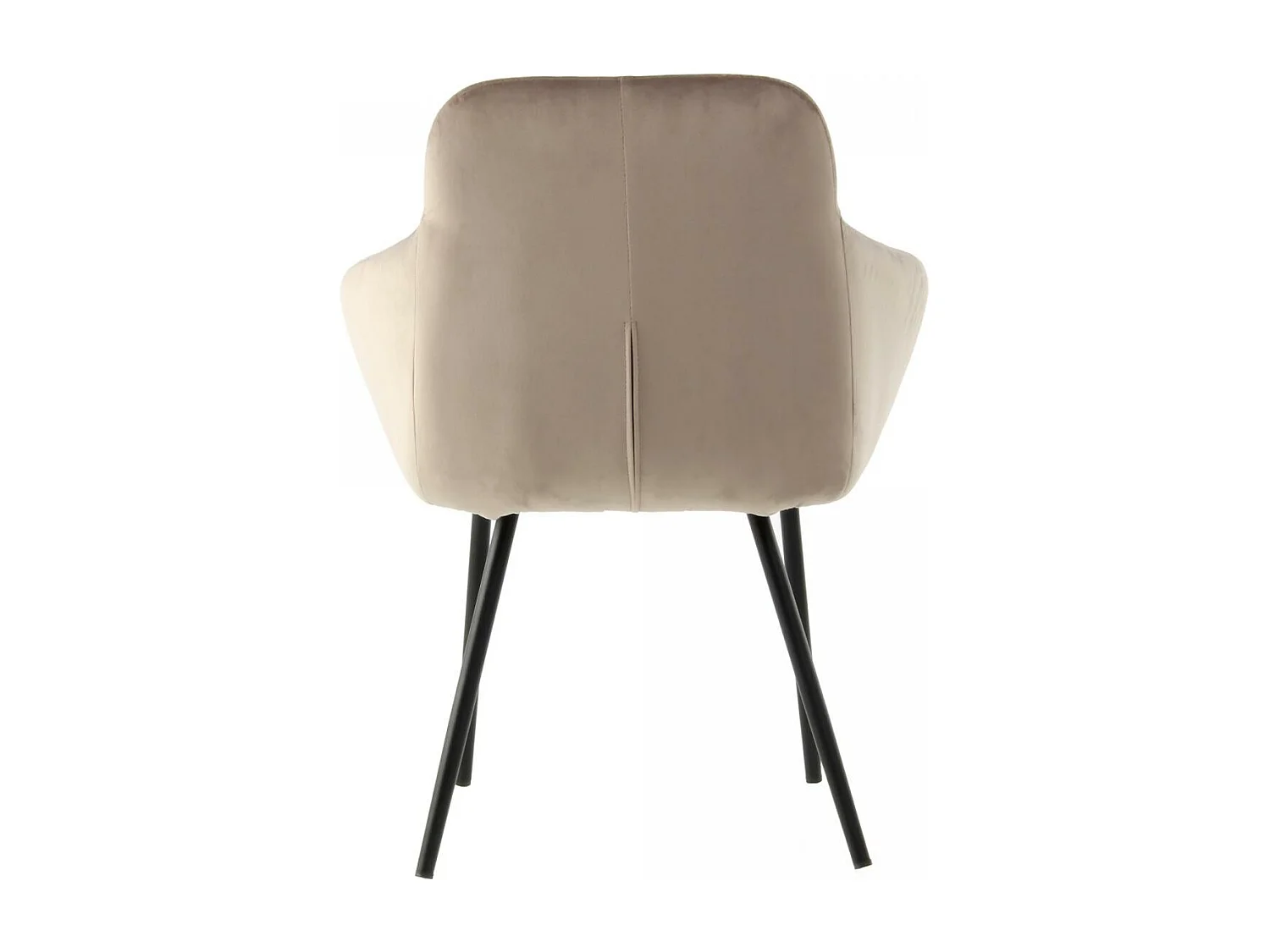 Fauteuil semi artisanal LOT DE 2 ASA 61x60,5x81 taupe