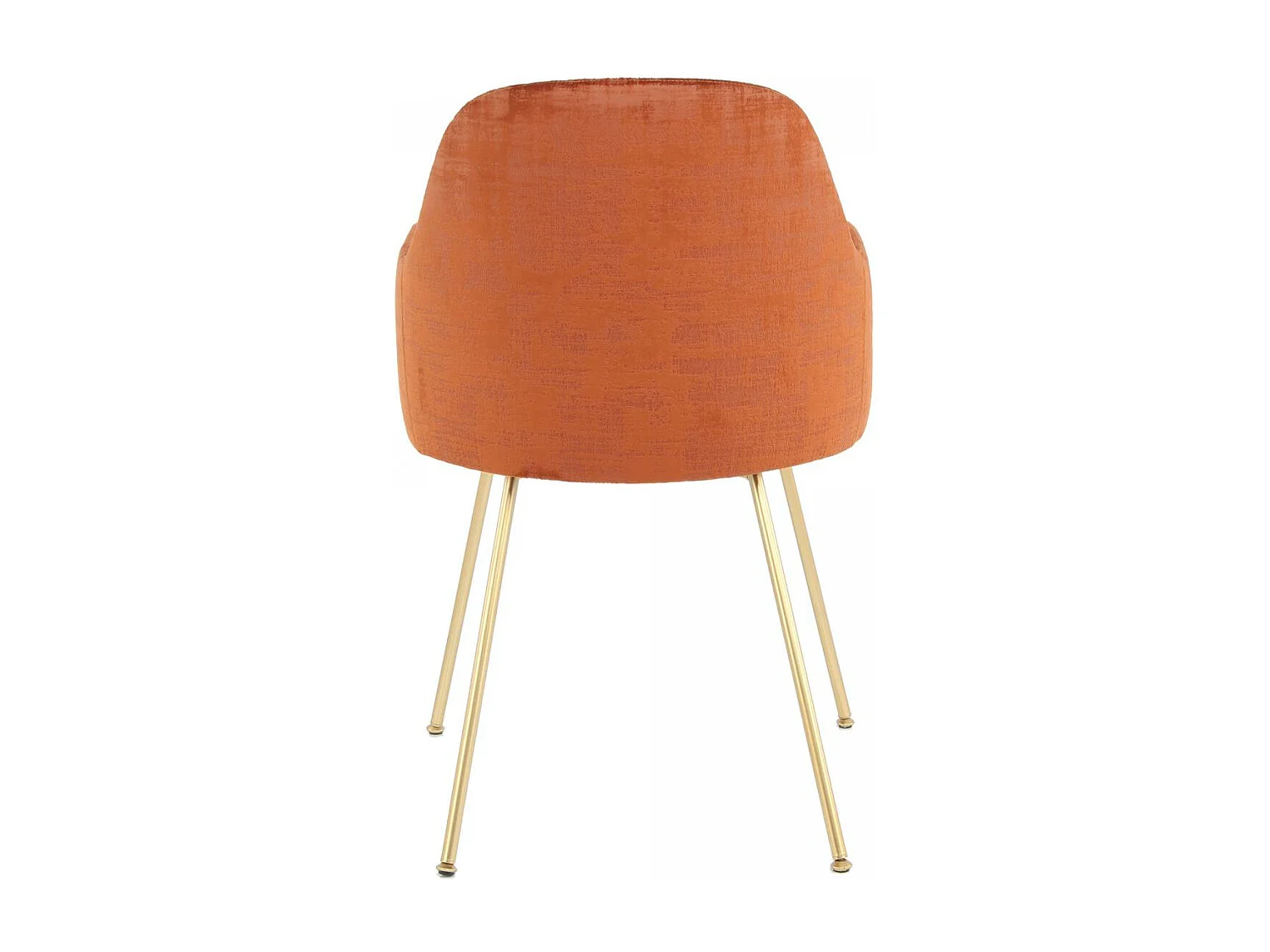 Fauteuil semi artisanal AVE 50x53x85 terra et brun