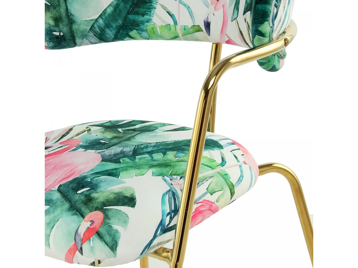 Fauteuil semi artisanal LOT DE 2 AKE 61x58x79 multicolore