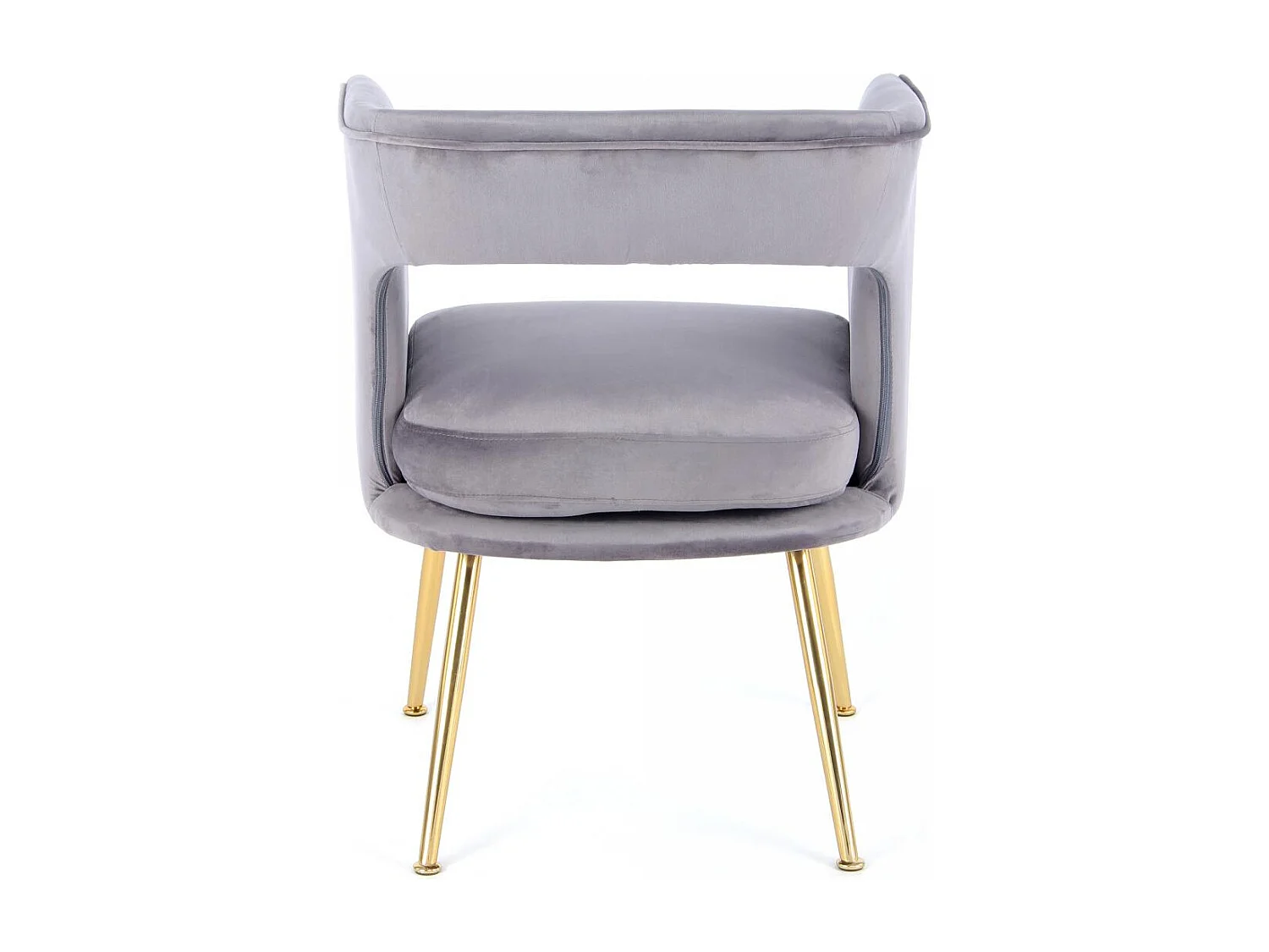 Fauteuil semi artisanal AME 63x60x77 gris