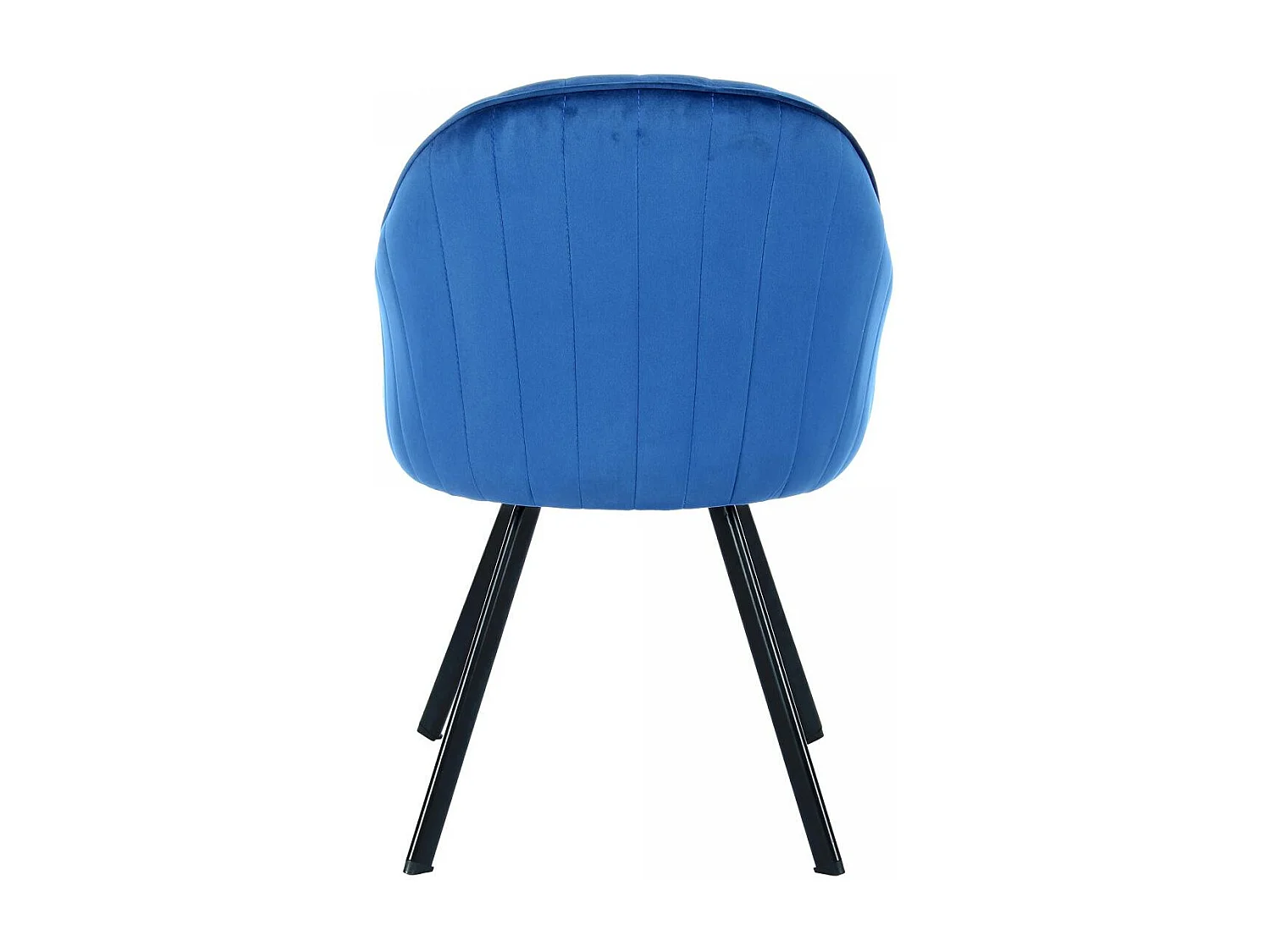 Fauteuil semi artisanal LOT DE 2 ANE 59x56x86 bleu foncé
