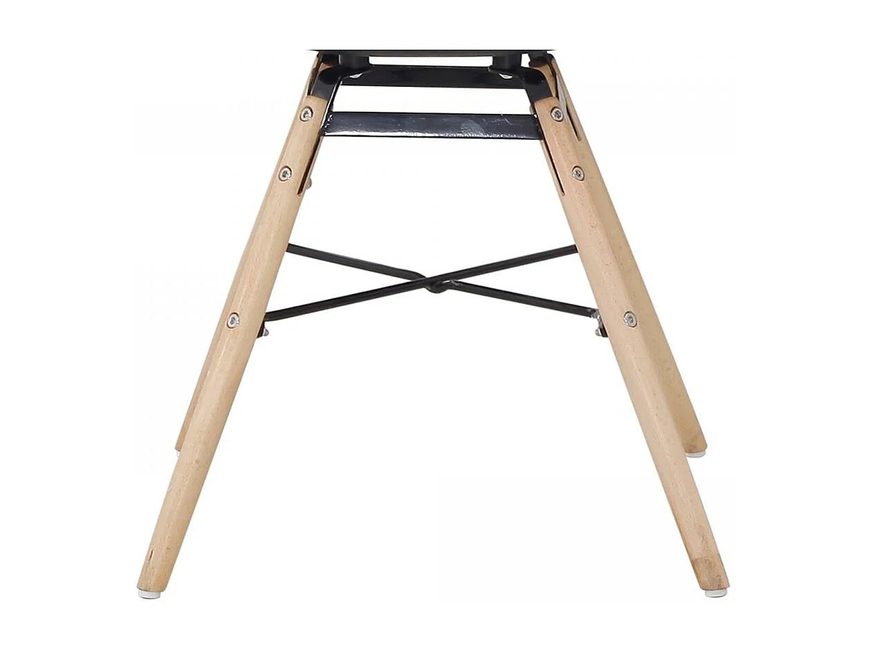 Fauteuil semi artisanal LOT DE 2 ADA 57,5x59x83,5 noir