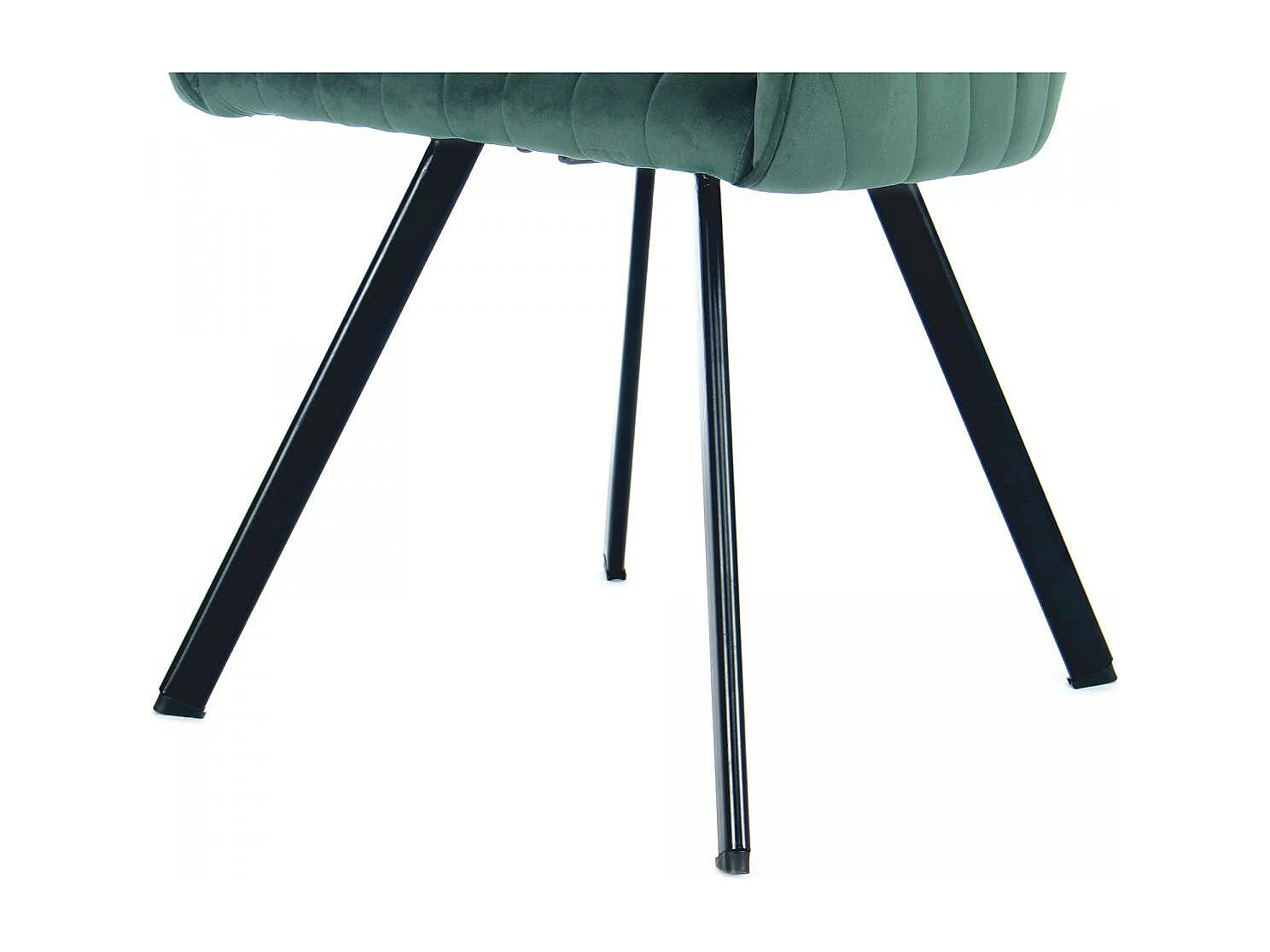 Fauteuil semi artisanal LOT DE 2 ANE 59x56x86 vert foncé