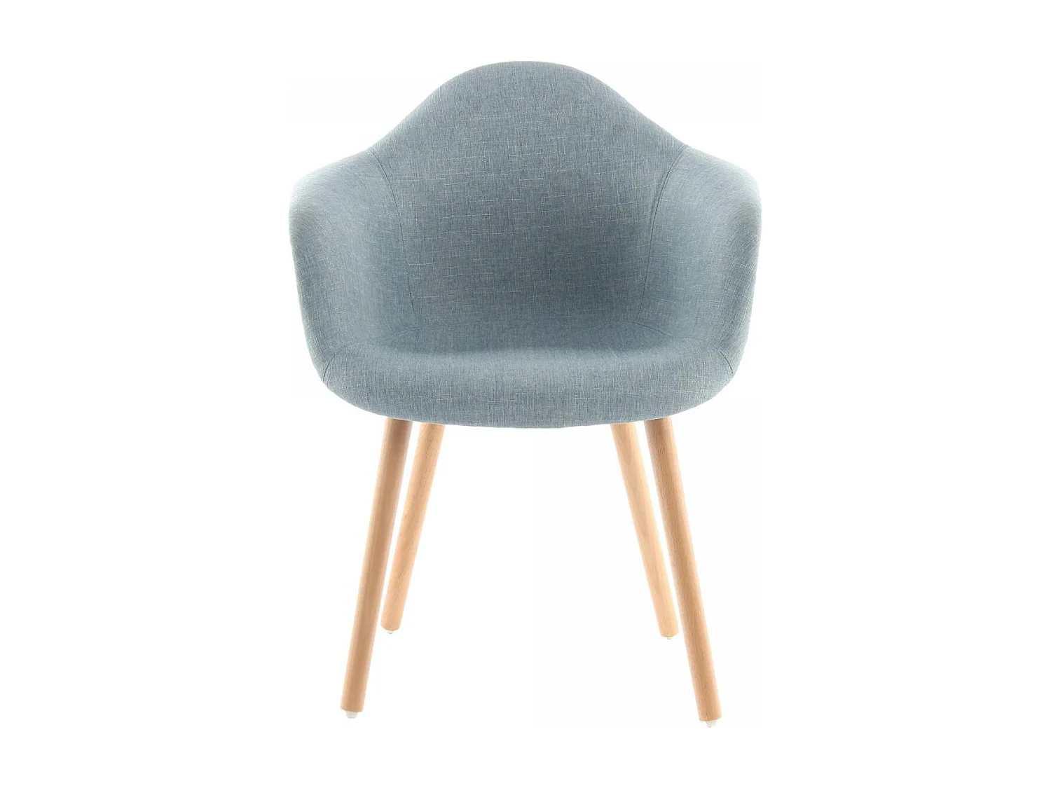 Fauteuil semi artisanal LOT DE 2 ABI 64x62x80,5 bleu