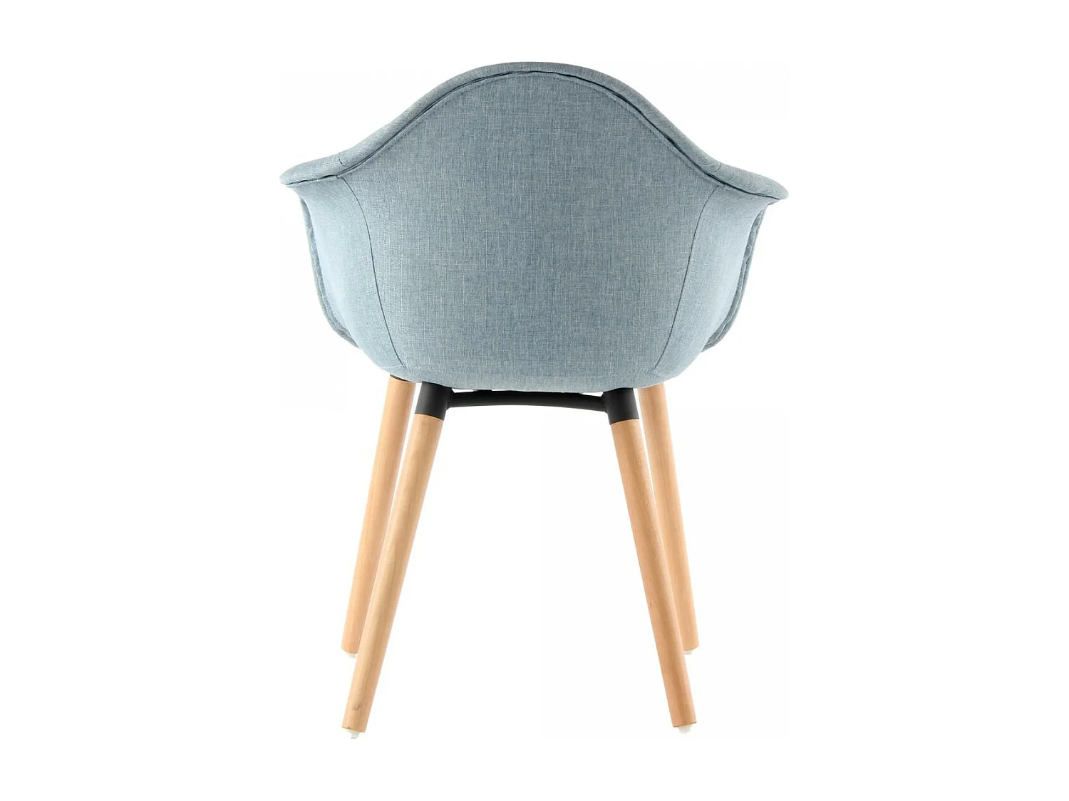Fauteuil semi artisanal LOT DE 2 ABI 64x62x80,5 bleu