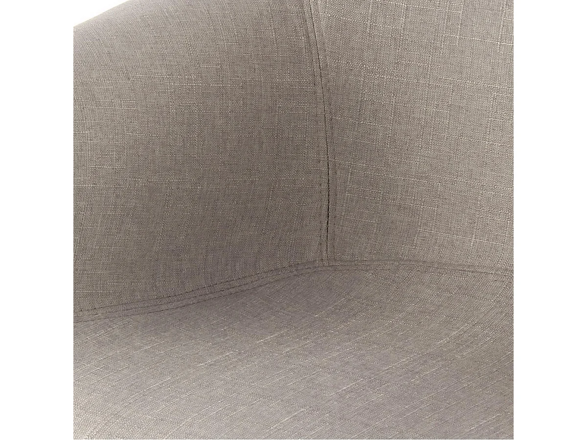 Fauteuil semi artisanal LOT DE 2 ABI 64x62x80,5 beige