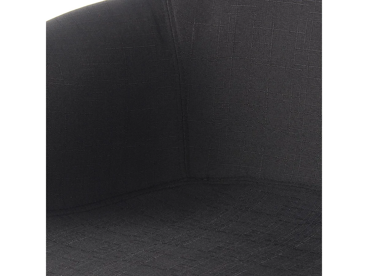 Fauteuil semi artisanal LOT DE 2 ABI 64x62x80,5 noir