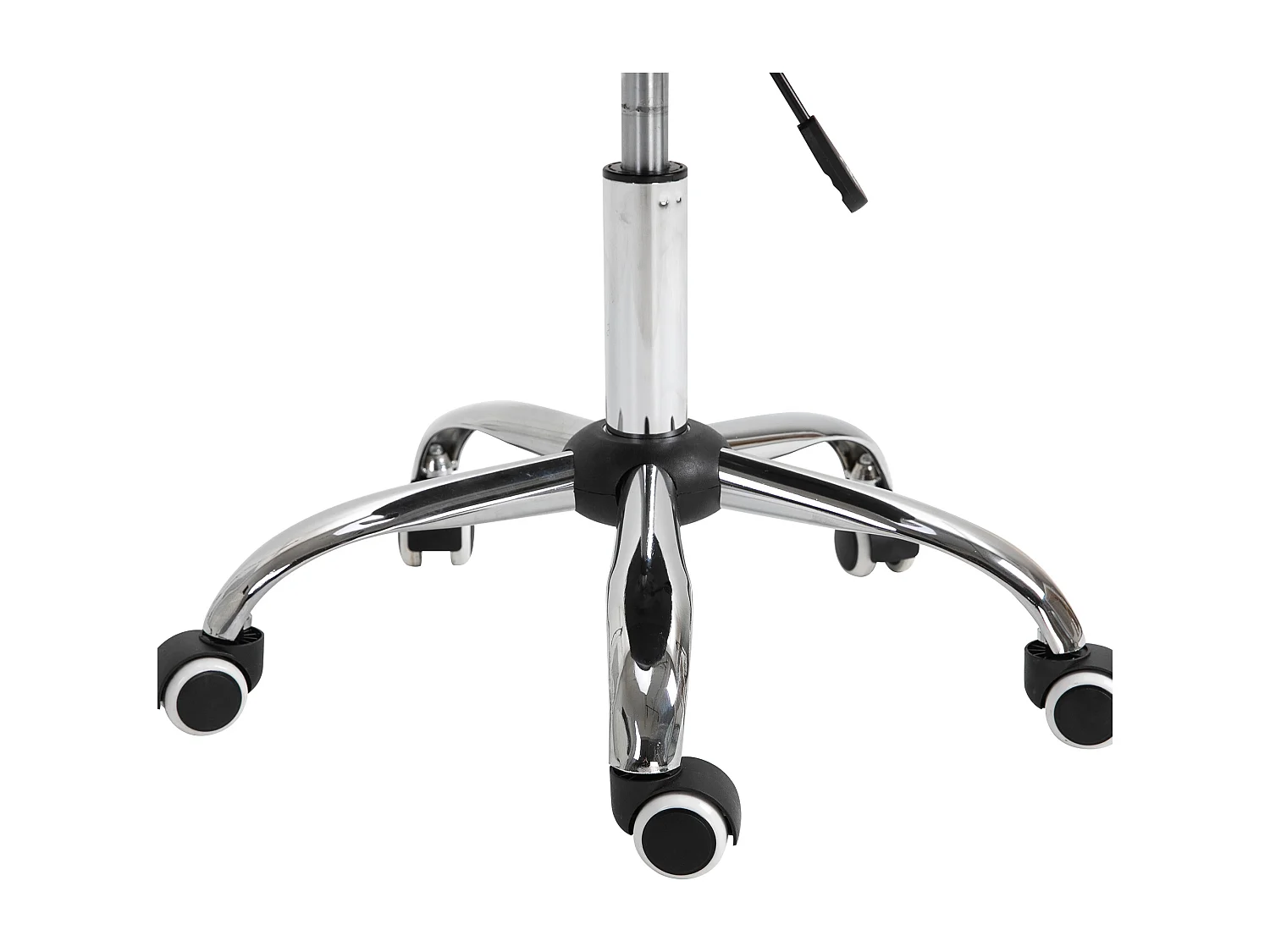 HOMCOM Chaise de bureau design contemporain hauteur réglable pivotant 360° piètement chromé velours gris