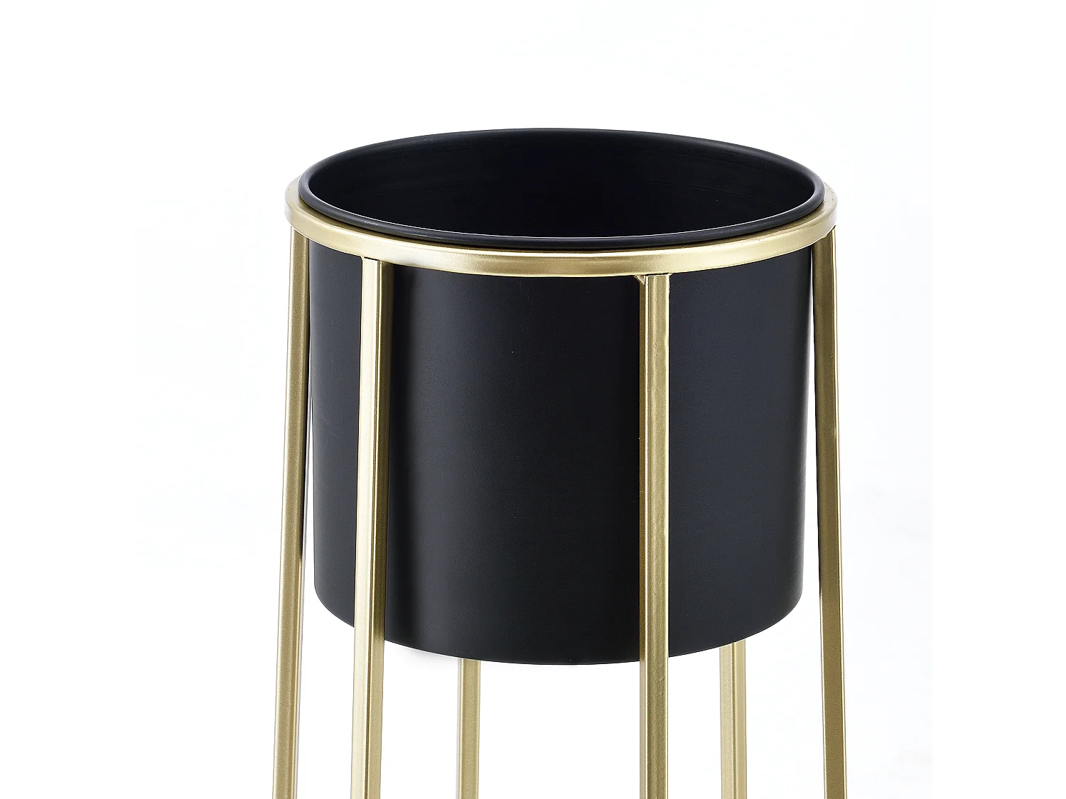 Set De 2 Supports De Plantes Macon Doré Noir [en.casa]