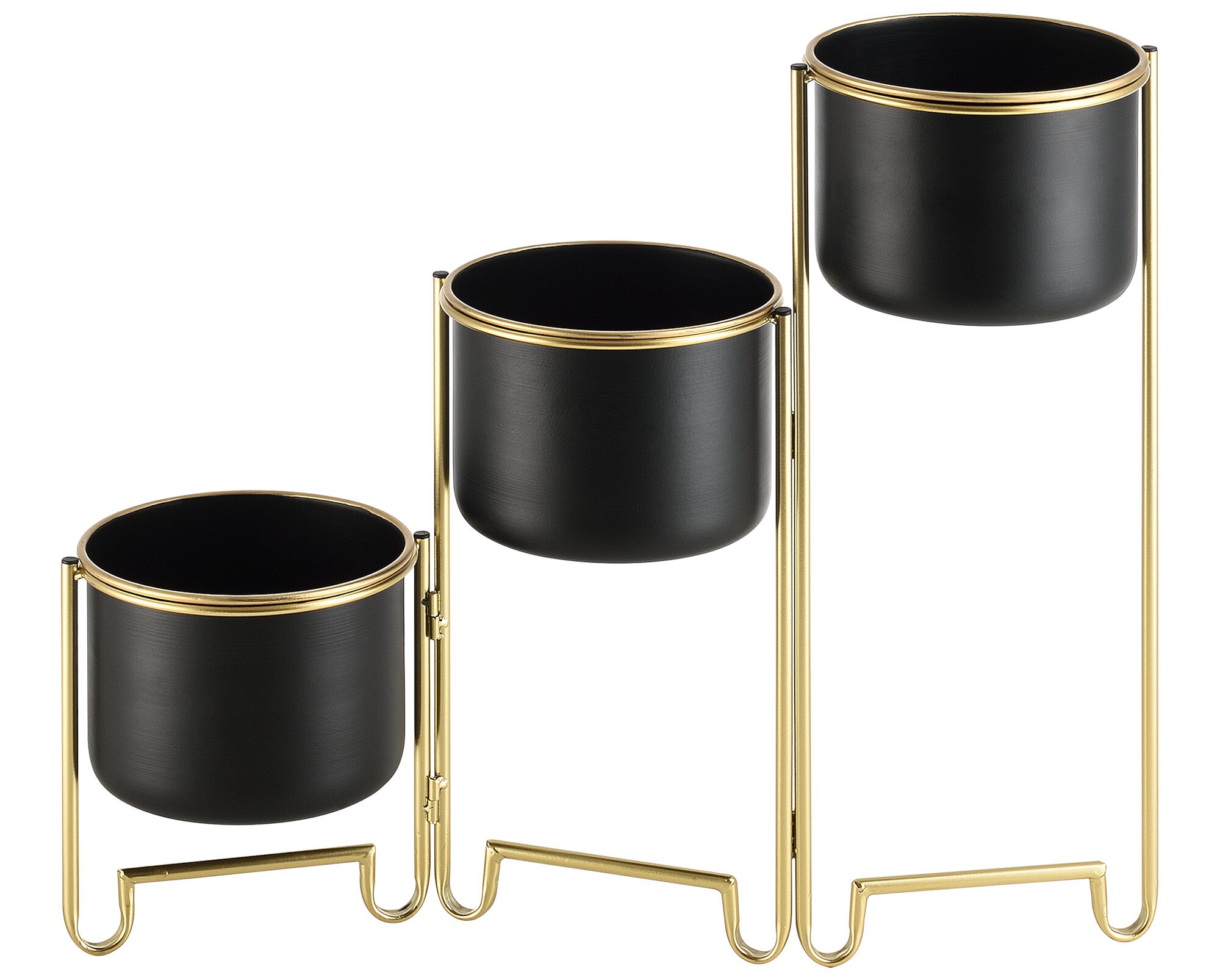 SERIE DE 3 Cache-Pots En Laiton En Gigogne EUR 90,00 - FR