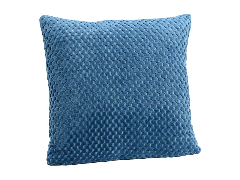 Coussin Damier bleu nuit