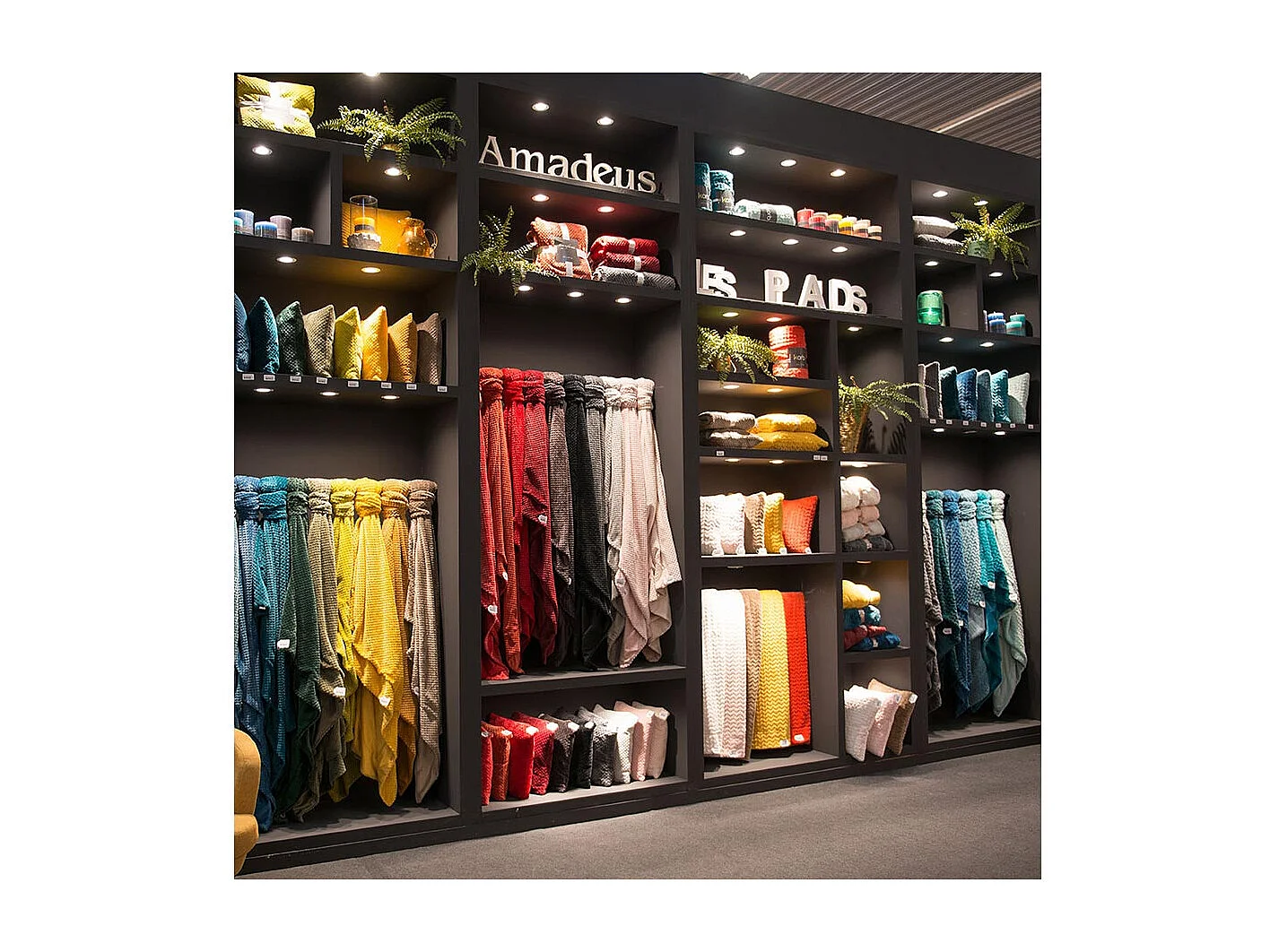 Coussin Damier bleu nuit