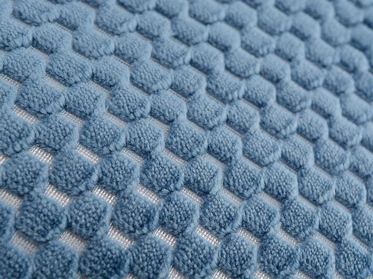 Coussin Damier bleu nuit