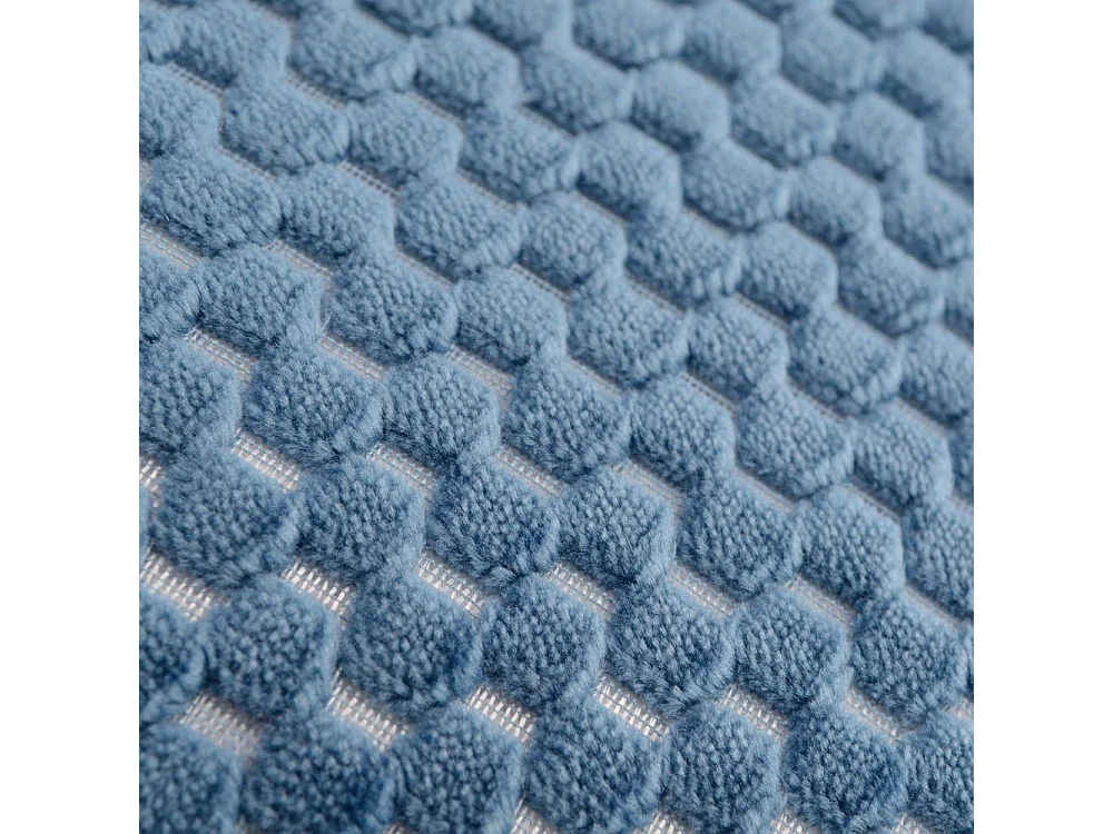 Coussin Damier bleu nuit 40x40 cm