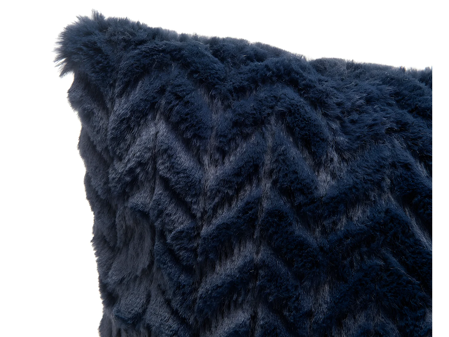 Coussin Chevron bleu 40x40