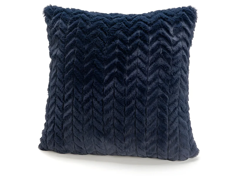 Coussin Chevron bleu 40x40