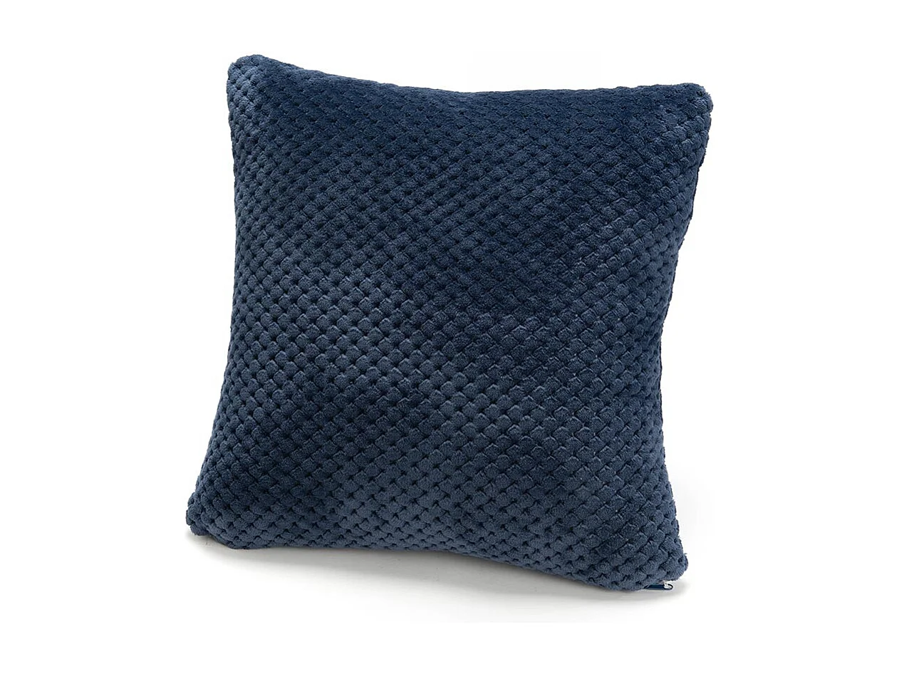 Coussin Damier bleu 40x40