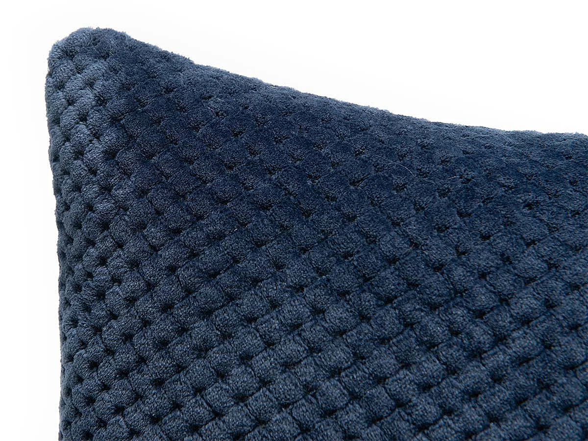 Coussin Damier bleu 40x40