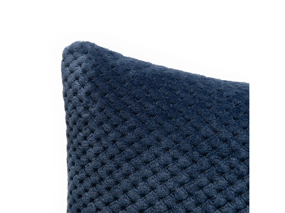 Coussin Damier bleu 40x40 cm