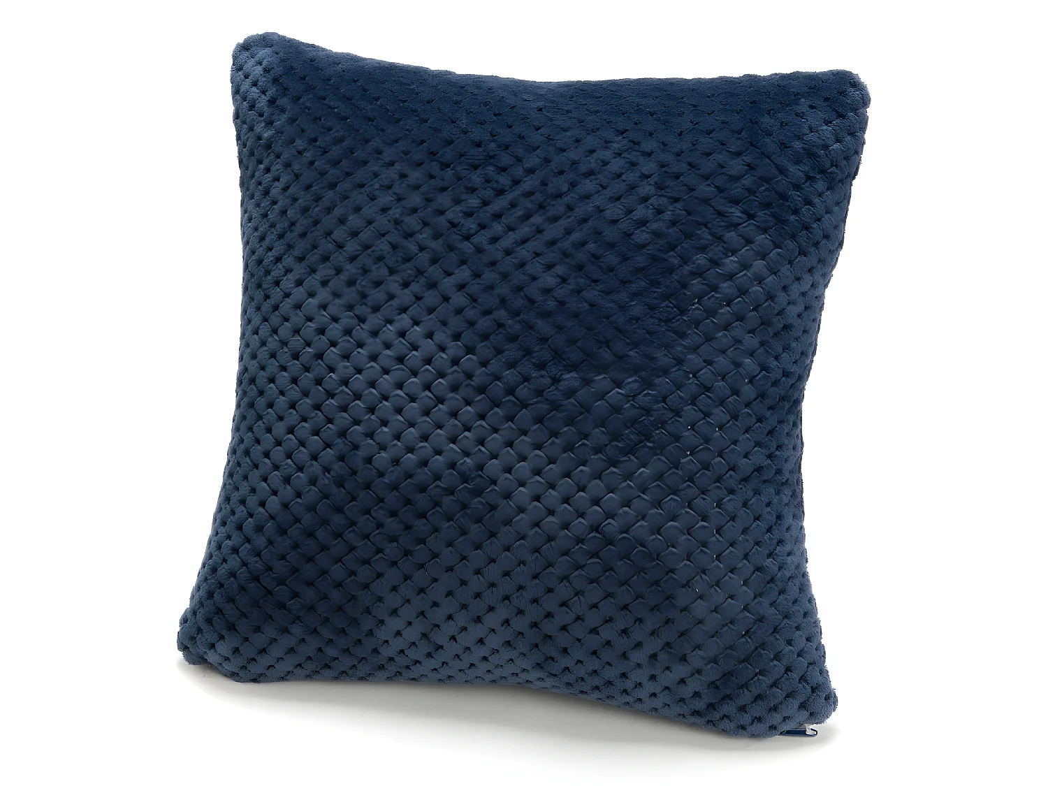Coussin Damier bleu 40x40