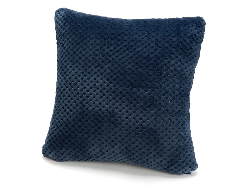 Coussin Damier bleu 40x40