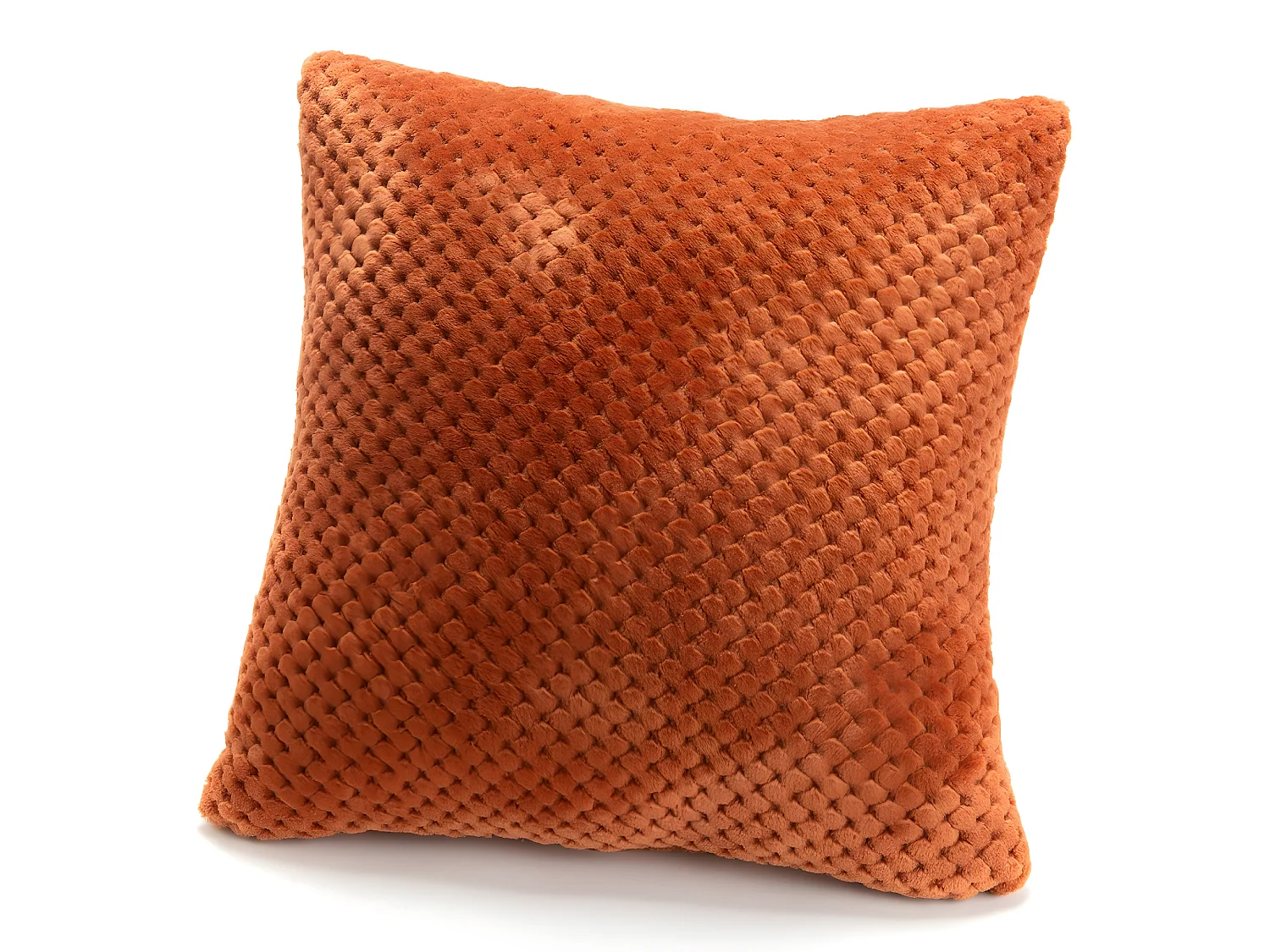 Coussin Damier Terracotta 40x40