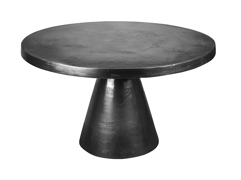 Table ronde Chloé noire 50x49 cm