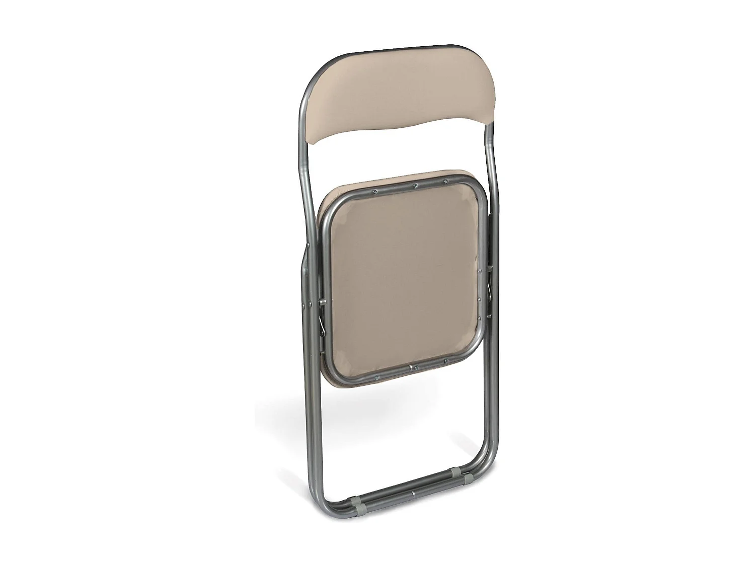 Klapstoel 0, Ruimtebesparende zitting, Vergaderstoel, Wachtkamerfauteuil, 43x47h78 cm, Beige