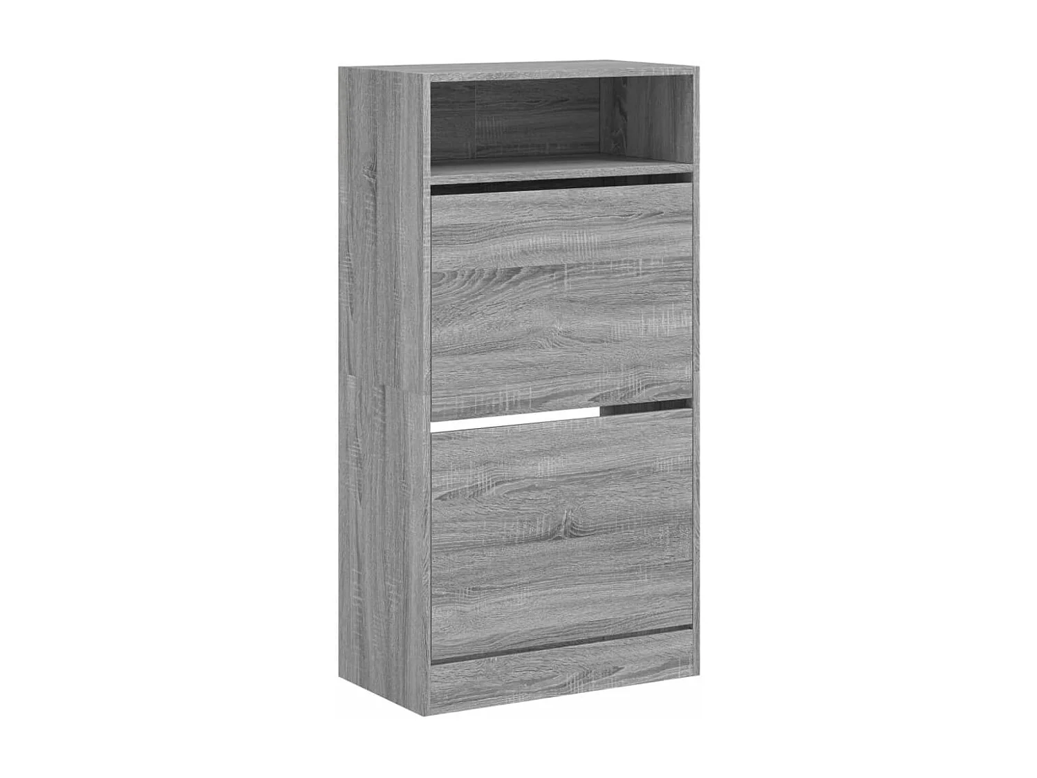 Schuhschrank Schuhregal Grau Sonoma 60x34x116 cm Holzwerkstoff -gkd63250