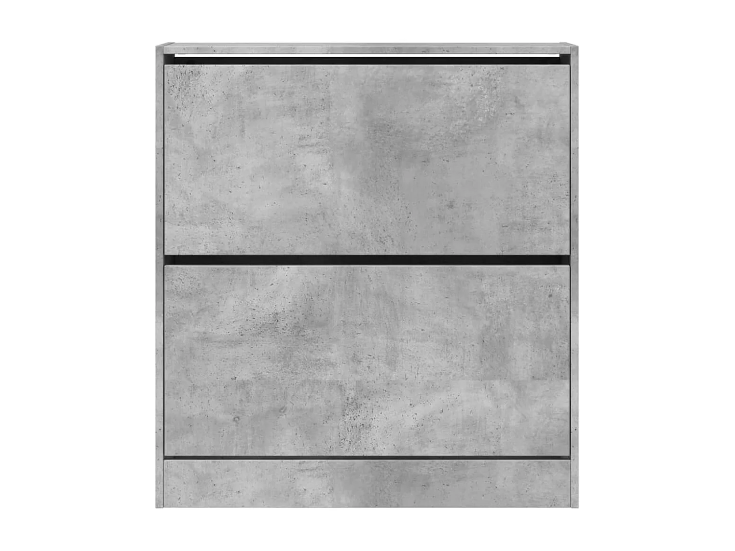 Schuhschrank Schuhregal Betongrau 80x21x87,5 cm Holzwerkstoff -gkd86017