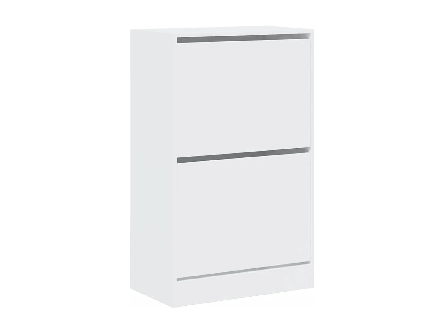 Schuhschrank Schuhregal Weiß 60x34x96,5 cm Holzwerkstoff -gkd49007