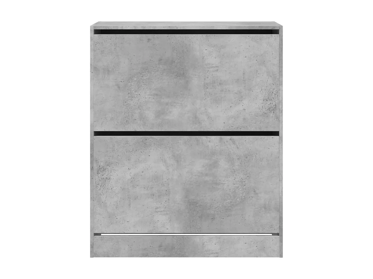 Schuhschrank Schuhregal Betongrau 80x34x96,5 cm Holzwerkstoff -gkd76525