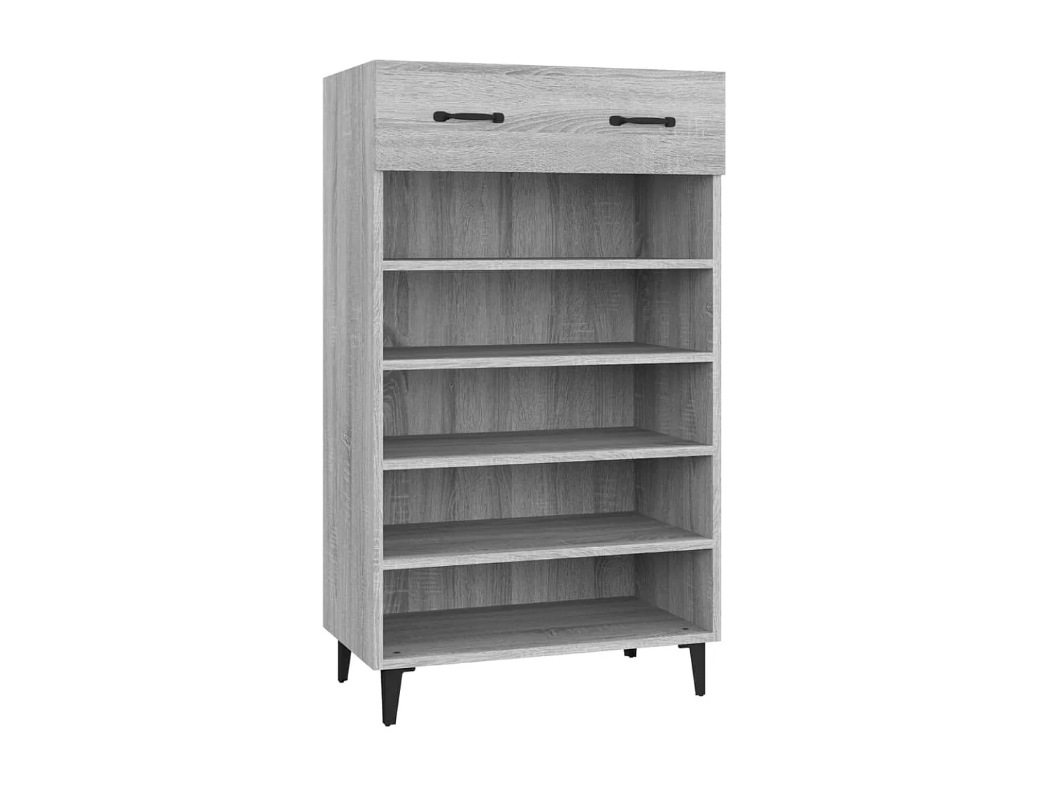 Schuhschrank Schuhregal Grau Sonoma 60x35x105 cm Holzwerkstoff -gkd94658