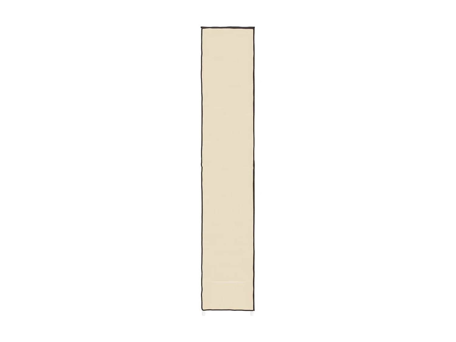 Schuhschrank Schuhregal Creme 60x30x166 cm Stoff -gkd51361