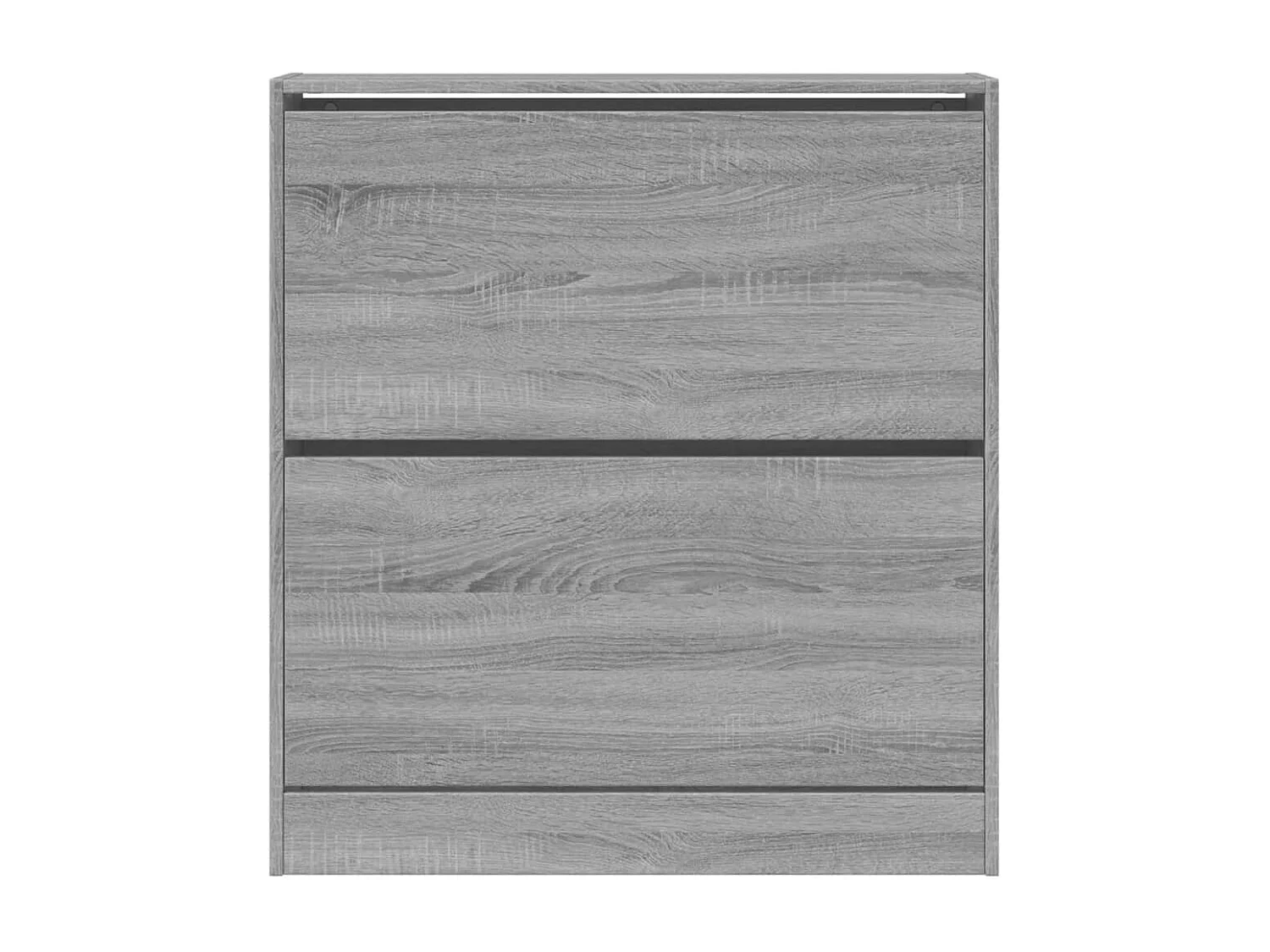 Schuhschrank Schuhregal Grau Sonoma 80x21x87,5 cm Holzwerkstoff -gkd55513