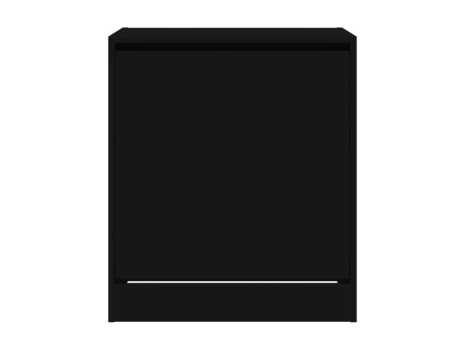 Schuhschrank Schuhregal Schwarz 60x42x69 cm Holzwerkstoff -gkd28863