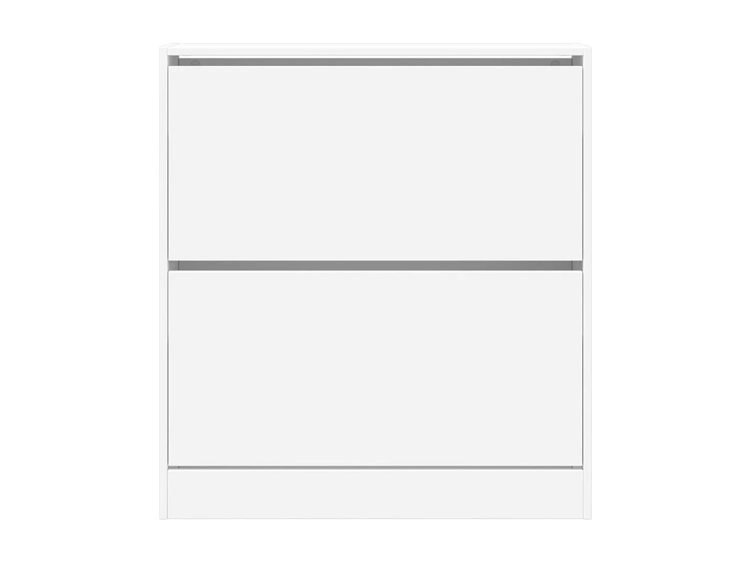 Schuhschrank Schuhregal Weiß 80x21x87,5 cm Holzwerkstoff -gkd95699