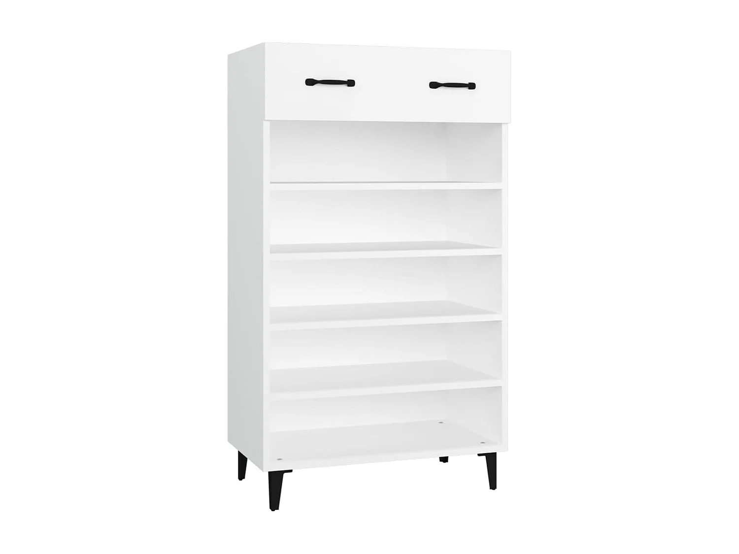 Schuhschrank Schuhregal Weiß 60x35x105 cm Holzwerkstoff -gkd98287